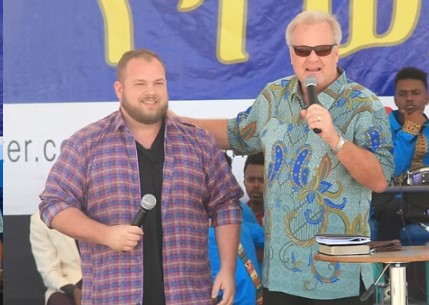 Dean Morris with Pastor Peter Youngren